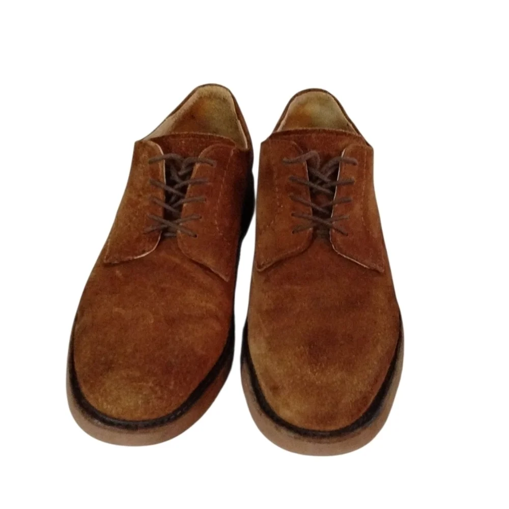 FRYE Tyler Oxfords Brown Suede Lace Up Shoes Men's Size 8.5